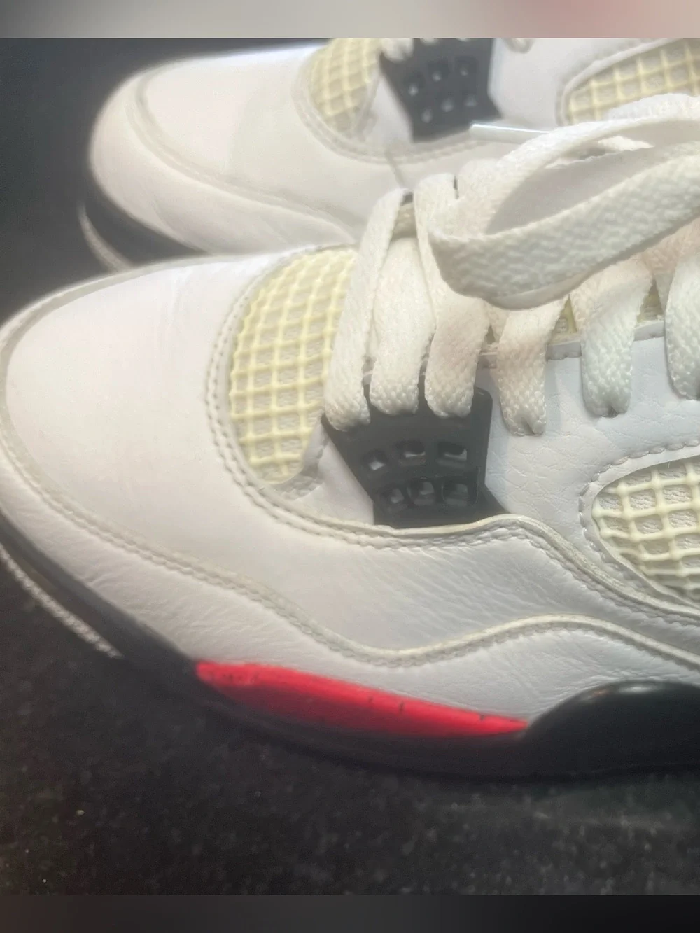 Sz 9 Air Jordan 4 Retro 'Red Cement'  DH6927 161